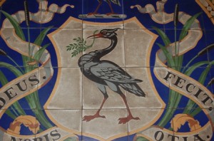 Liver Bird Minton Tile at St George's Hall