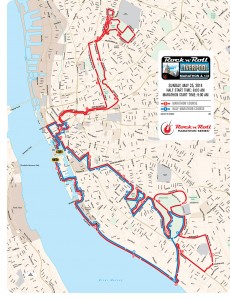 Marathon course map 2013