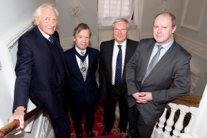 Lord Heseltine, the Lord Mayor of the City of London, John Hall Professional Liverpool and Dr Jonathan Hague of Unilever. 